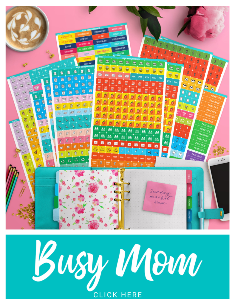 mom planner stickers