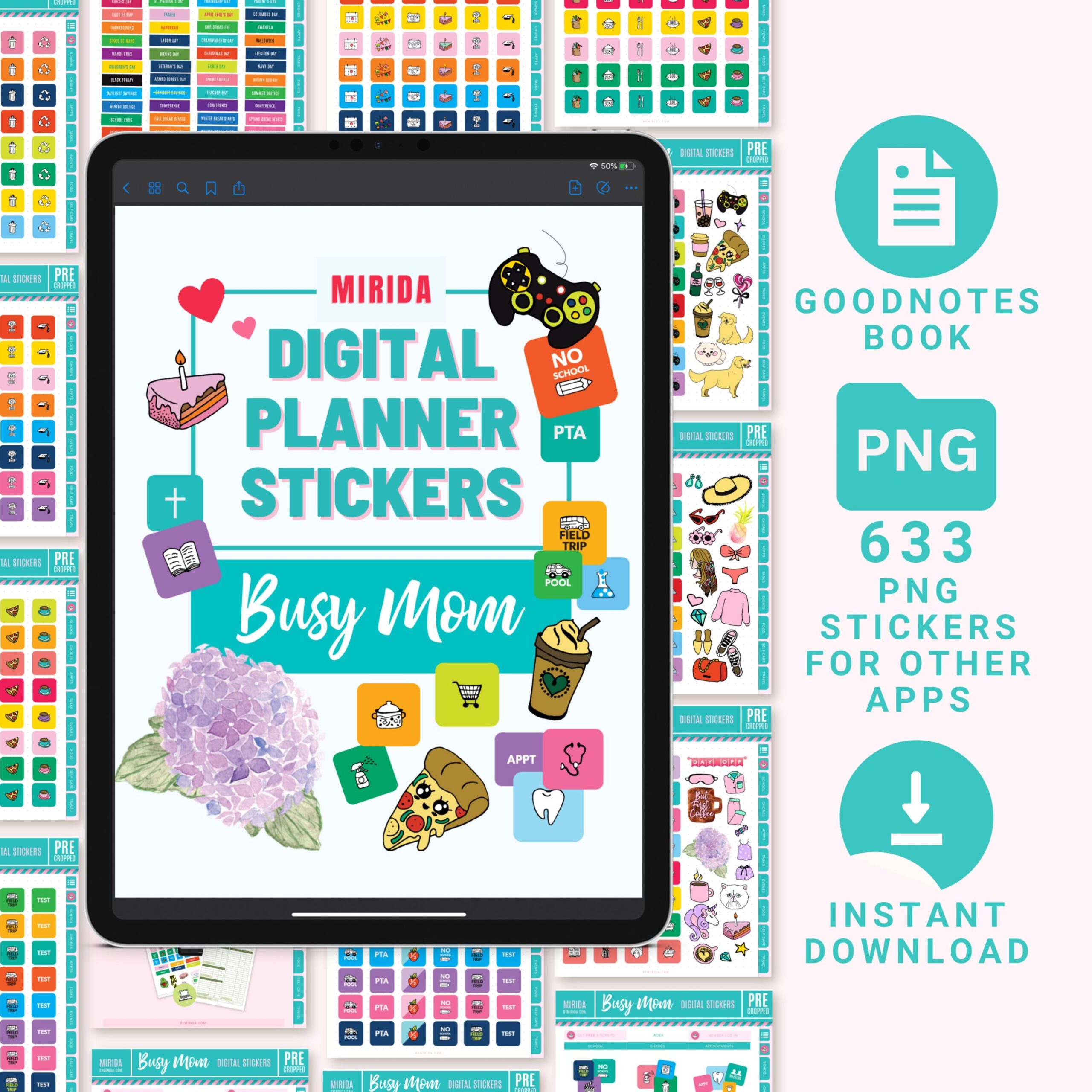 mom planner stickers