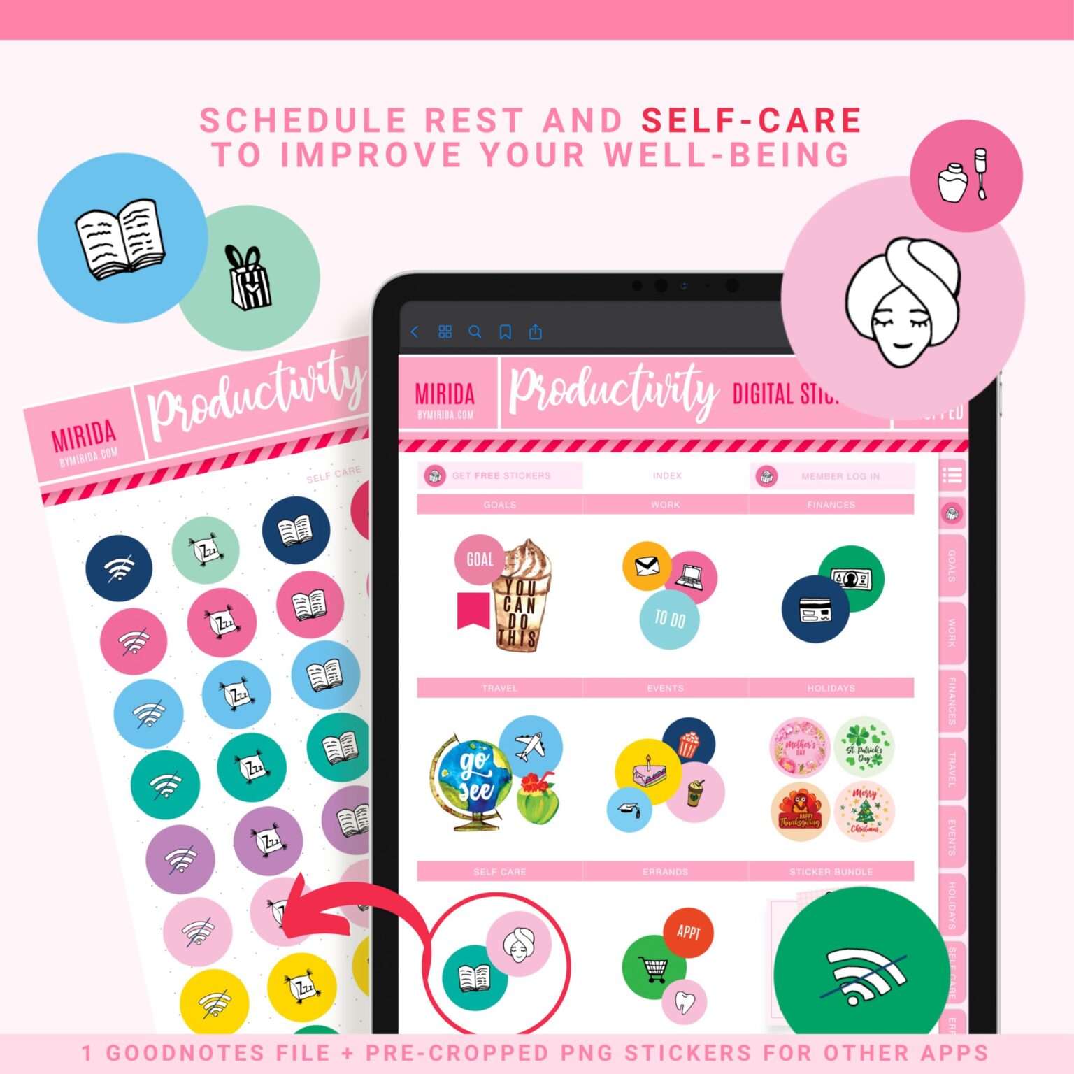 digital planner stickers